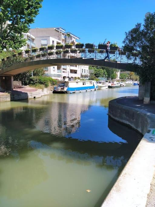 Appartement Avec Balcon, Bord Du Canal, Wifi. Narbona Esterno foto